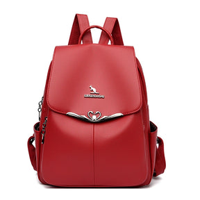 Mochila Feminina de Couro Genuíno Antonelli | Backpacks | Cores variadas | Detalhe 13 | Vivièn