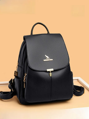 Mochila Feminina de Couro Genuíno Antonelli | Backpacks | Cores variadas | Detalhe 4 | Vivièn