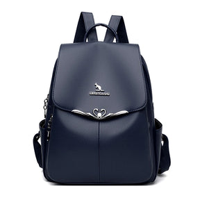 Mochila Feminina de Couro Genuíno Antonelli | Backpacks | Cores variadas | Detalhe 9 | Vivièn