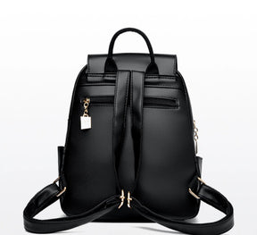 Mochila Feminina de Couro Genuíno Antonelli | Backpacks | Cores variadas | Lateral | Vivièn