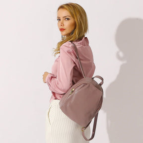 Mochila Feminina de Couro Genuíno Daphne | Backpacks | Cores variadas | Costas | Vivièn