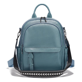 Mochila Feminina de Couro Genuíno Elisa | Backpacks | Cores variadas | Detalhe 12 | Vivièn