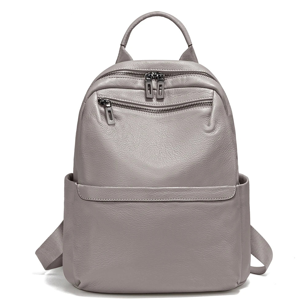 Mochila Feminina de Couro Genuíno Gabrielle | Backpacks | Cores variadas | Detalhe 10 | Vivièn