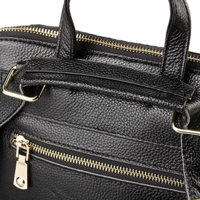 Mochila Feminina de Couro Genuíno Geneviève | Backpacks | Cores variadas | Detalhe 2 | Vivièn