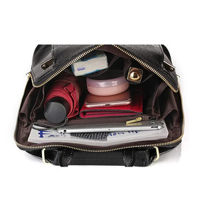 Mochila Feminina de Couro Genuíno Geneviève | Backpacks | Cores variadas | Detalhe 3 | Vivièn