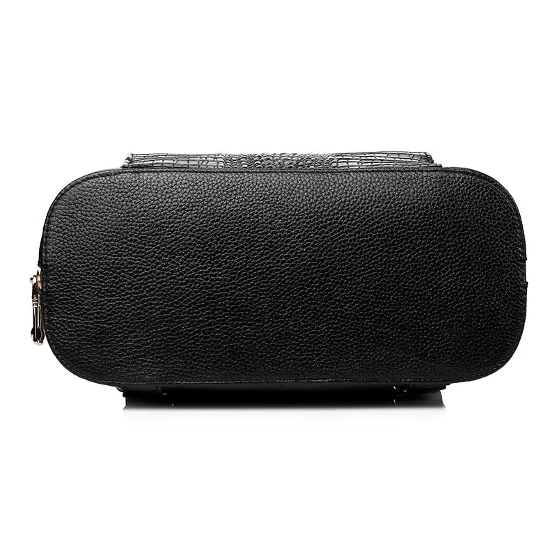 Mochila Feminina de Couro Genuíno Geneviève | Backpacks | Cores variadas | Detalhe 4 | Vivièn