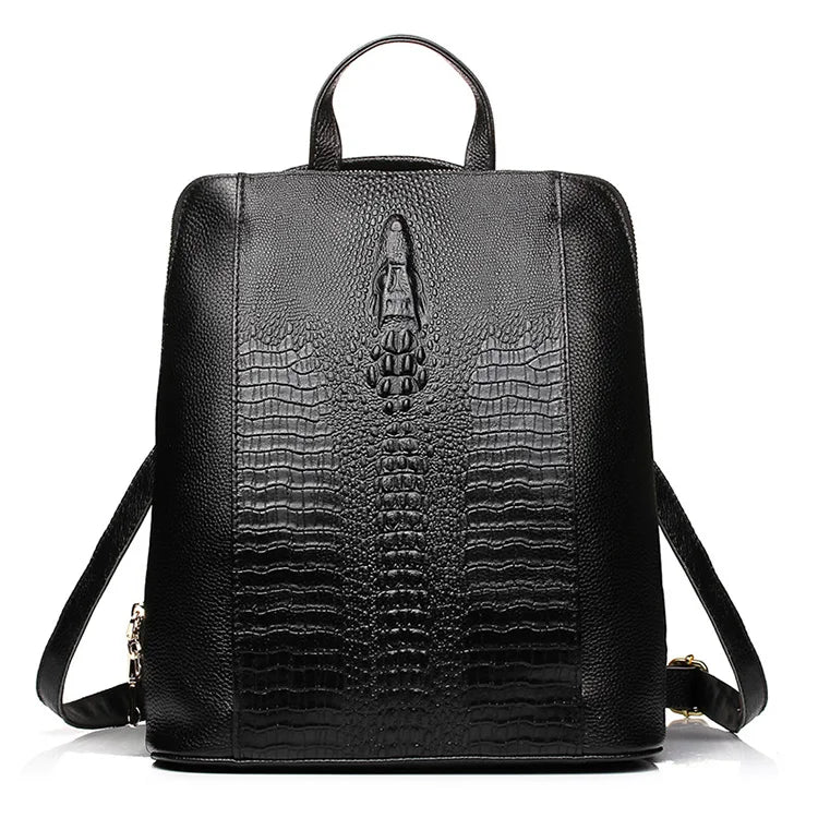 Mochila Feminina de Couro Genuíno Geneviève | Backpacks | Cores variadas | Detalhe 5 | Vivièn