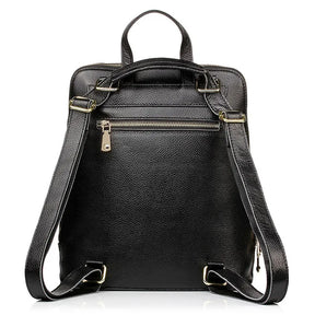 Mochila Feminina de Couro Genuíno Geneviève | Backpacks | Cores variadas | Detalhe 8 | Vivièn