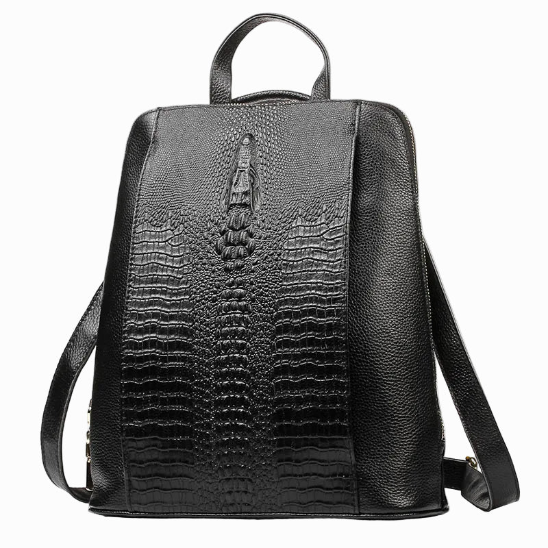 Mochila Feminina de Couro Genuíno Geneviève | Backpacks | Cores variadas | Vivièn