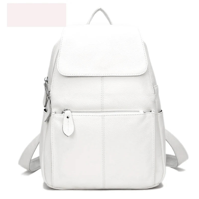 Mochila Feminina de Couro Genuíno Margot | Backpacks | Cores variadas | Detalhe 8 | Vivièn