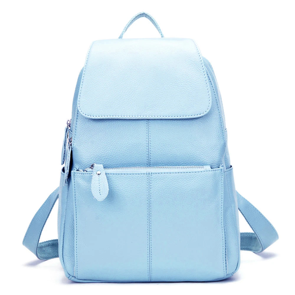 Mochila Feminina de Couro Genuíno Margot | Backpacks | Cores variadas | Detalhe 9 | Vivièn