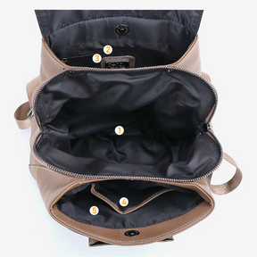Mochila Feminina de Couro Simone | Backpacks | Cores variadas | Detalhe 3 | Vivièn