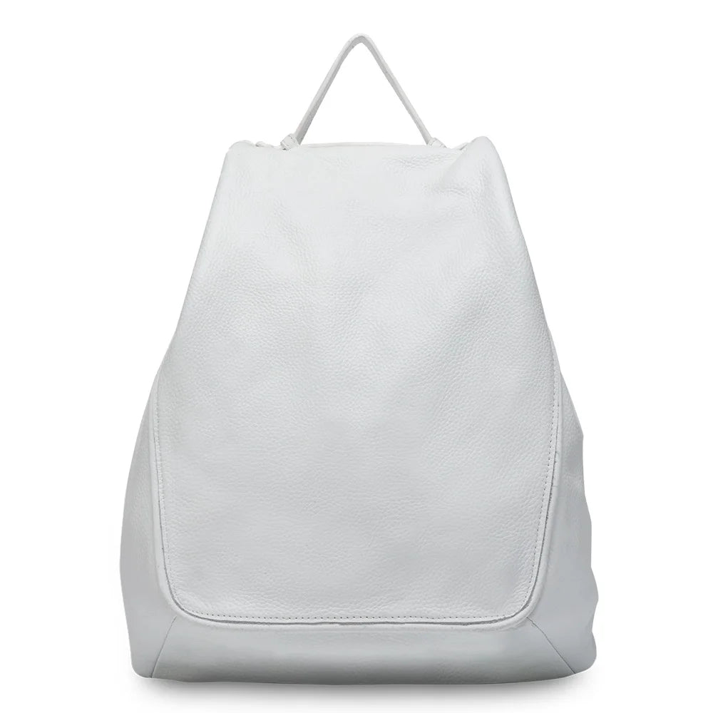 Mochila Feminina Elegante de Couro Genuíno Sofia | Backpacks | Cores variadas | Detalhe 19 | Vivièn